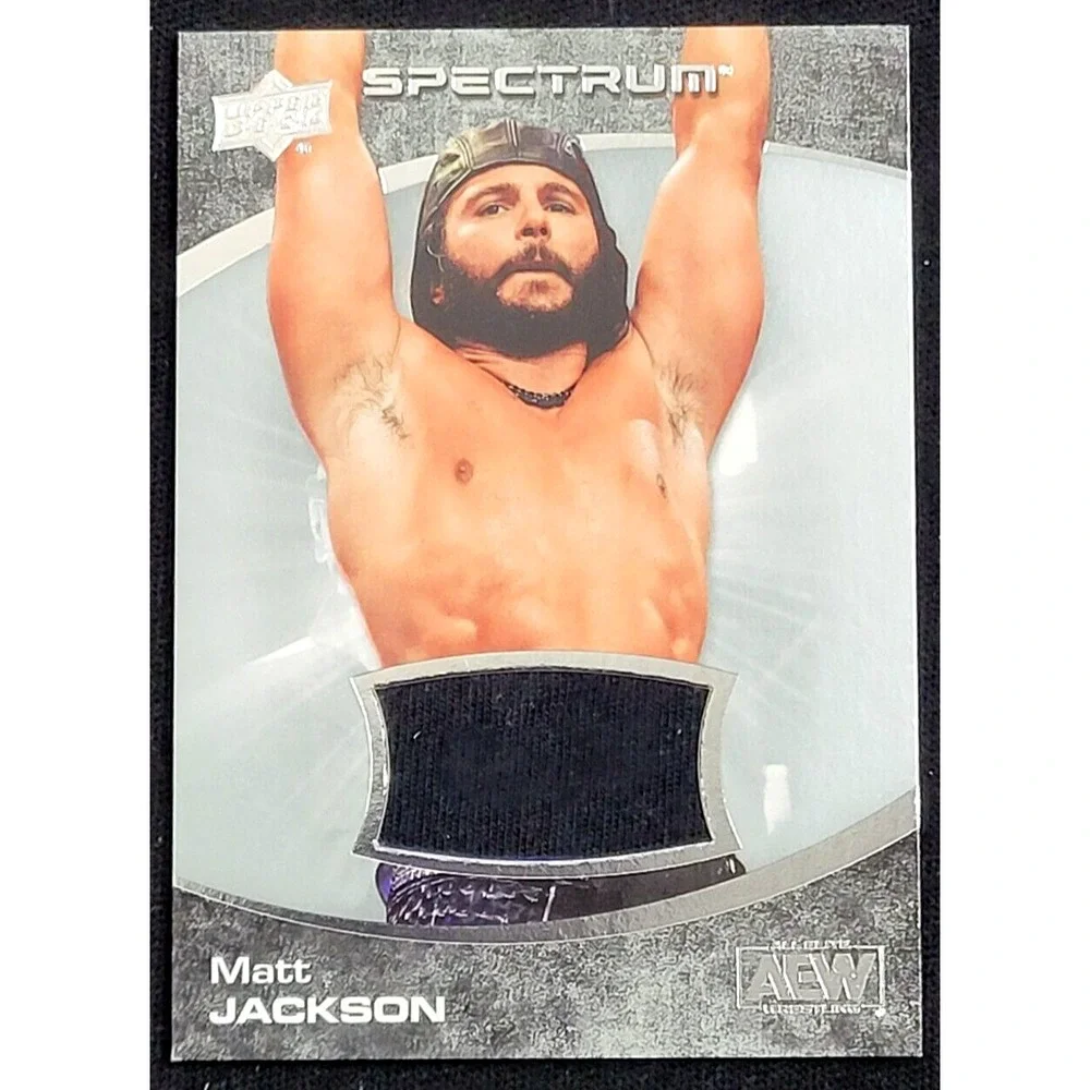 2021‎ UPPER DECK AEW SPECTRUM  MATT JACKSON  EVENT WORN RELIC